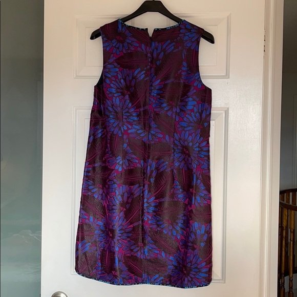 J. Crew Purple Blue Dress Sleeveless - Picture 2 of 4